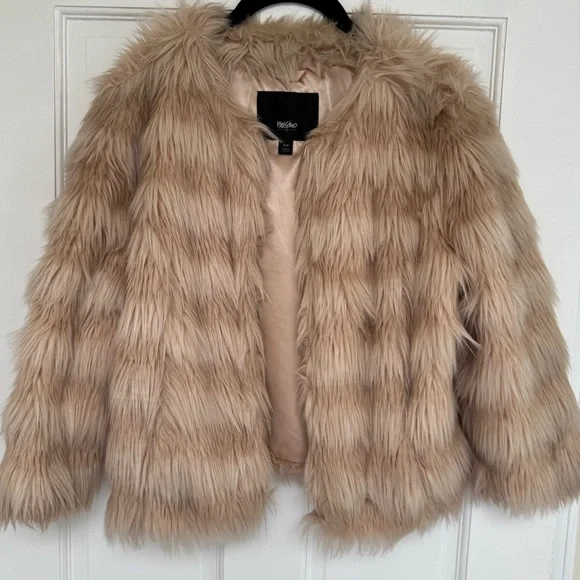 Mossimo Faux Fur Pink Jacket - Picture 8 of 16